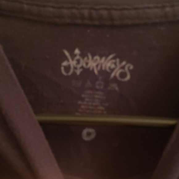 Vans T-Shirt Black Journeys Size Medium - Picture 2 of 3